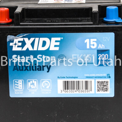 Exide EK143. batterie de démarrage Exide 14Ah 12V