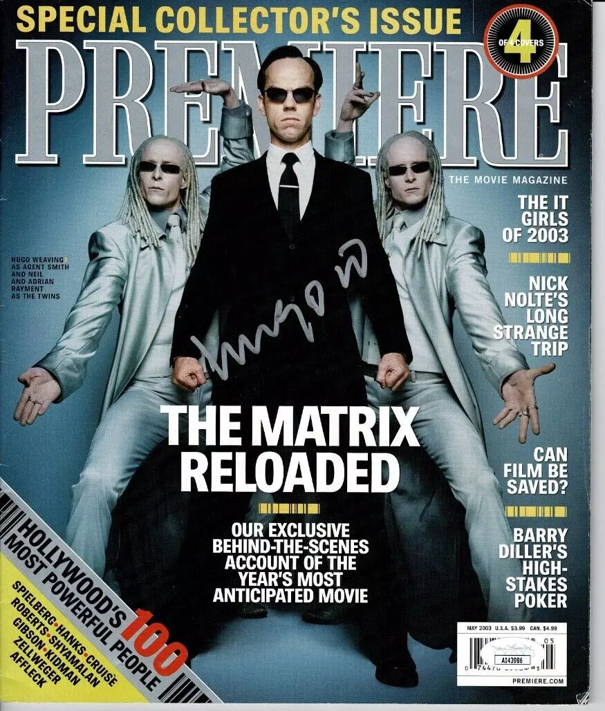 Hugo Weaving – Official Authentics