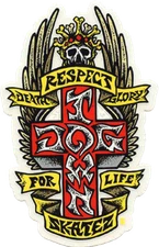 Dogtown x John Lucero Respect Skateboard Decal Sticker - PACK OF 3