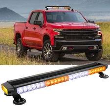 For Chevy Silverado 54 LED Emergency Light Bar Rooftop Strobe Warning Lights