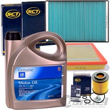 FILTERSET SATZ+OE GM 5W30 ÖL passend für OPEL ASTRA H CARAVAN 1.7 110 125 PS