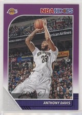 2019-20 Panini NBA Hoops Purple Anthony Davis #89 5w5