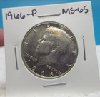 1966-P Kennedy Half Dollar 40% Silver Coin / Mint State Uncirculated (A)