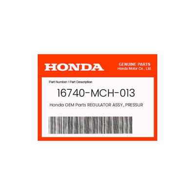#ad Honda Genuine Regulator Assy. Pressure 16740 Mch 013 $46.91