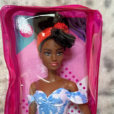 Barbie Fashionista 185 Dark Skin Curly Black Hair 11in Fashion Doll