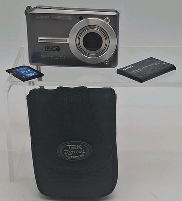 Casio EXILIM EX-S500 5MP Ultra Slim Digital Camera, 3x Optical Zoom Untested 