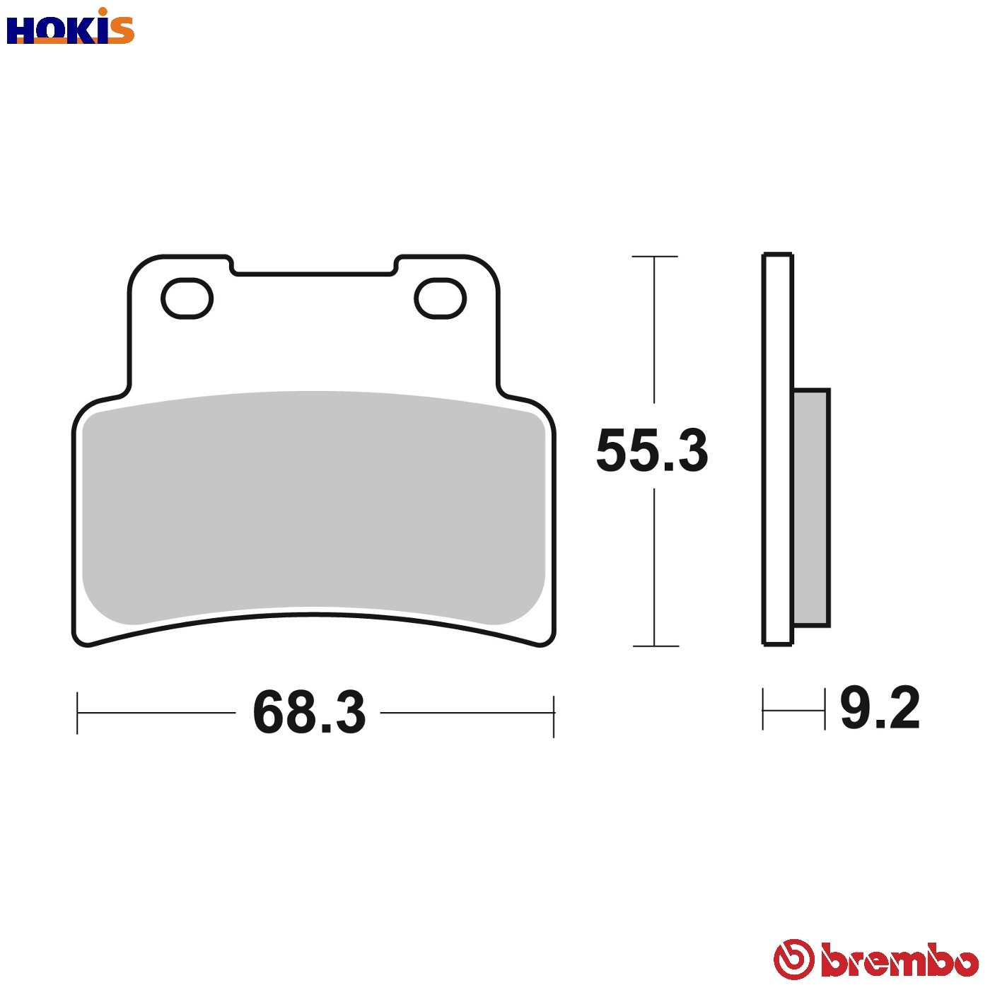 LA brake pad Fits Yamaha YZF-R 125 14-21 Brembo Raod Long Sintered 1 Set Pads - Image 17