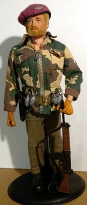 FIGURINE ACTION MAN PALITOY HASBRO 1964 TENUE PARACHUTISTE ANGLAIS ACTION  MAN - Photo 1/4