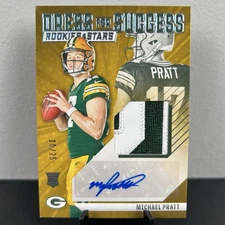 2024 Panini Rookies & Stars Dress For Success /25 Michael Pratt #DFS-MPT Auto RC