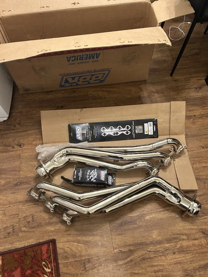 Cabezales de tubo largo BBK 2011-2014 3,7 Ford Mustang Foto 3 de 4