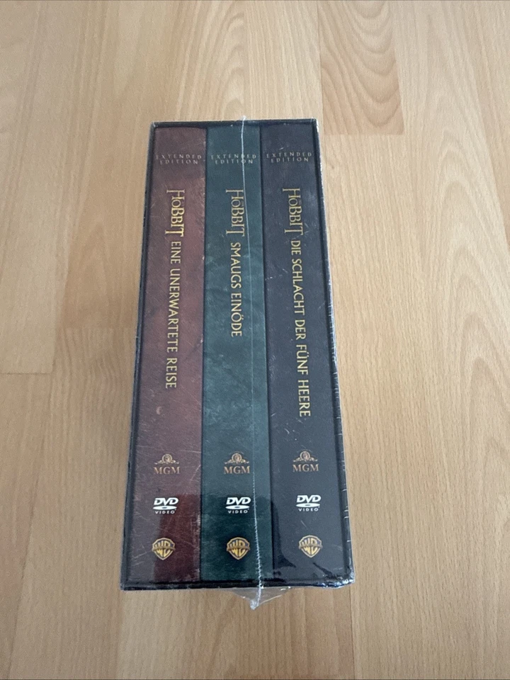 Der Hobbit 1+2+3 - Die Spielfilm Trilogie / Extended Edition # 15-DVD-BOX-NEU - Bild 3 von 4