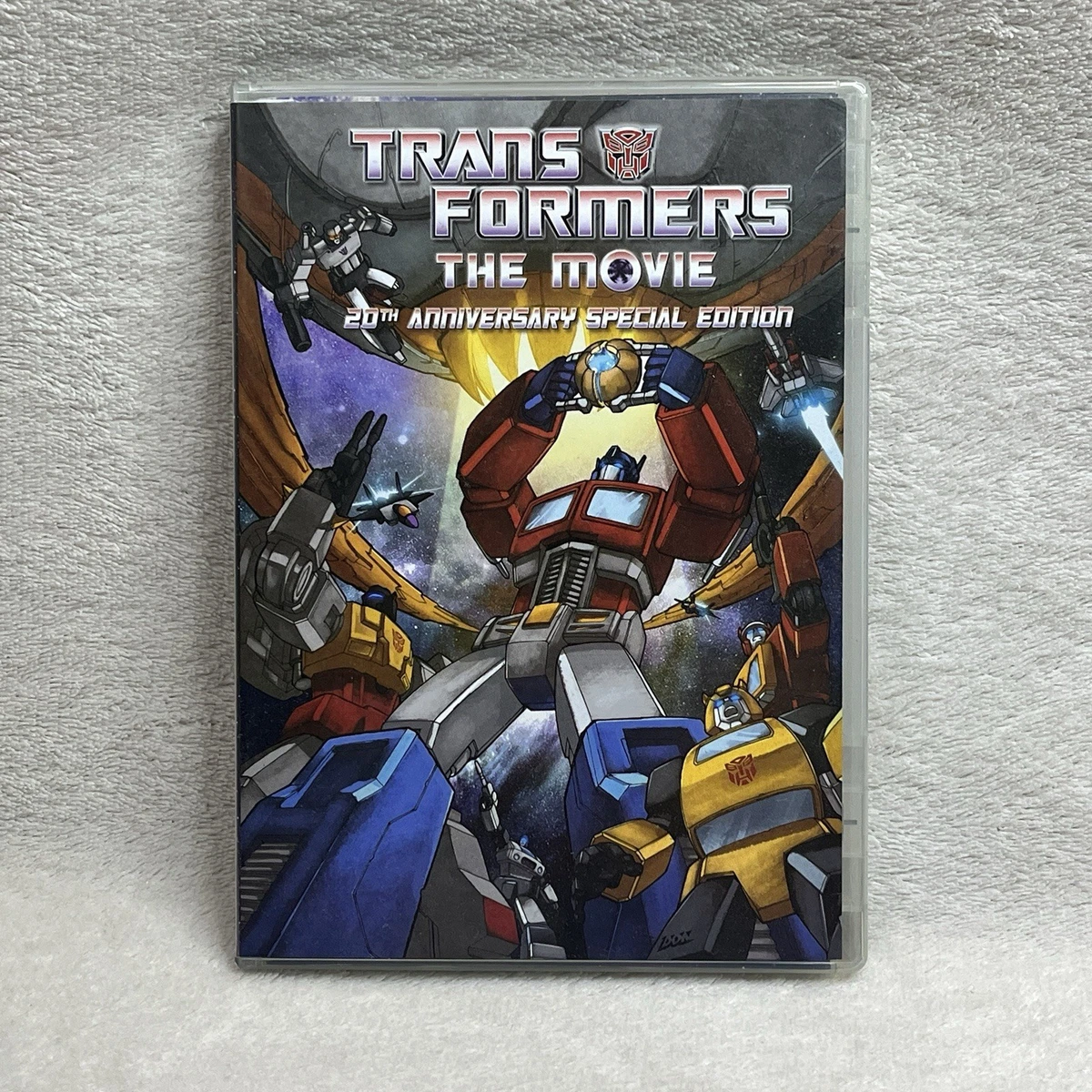 Transformers The Movie DVD 20th Anniversary 1986 Animated G1
