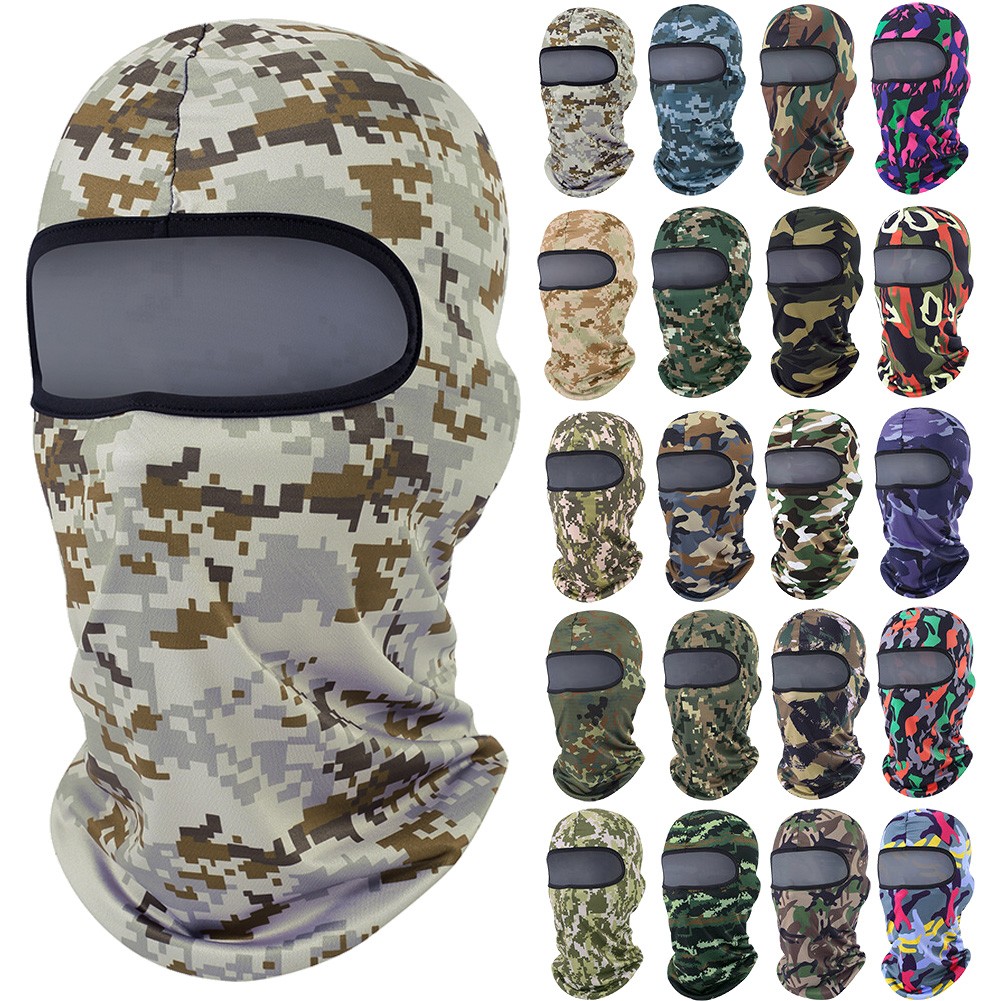 Tactical Balaclava Ski Mask Motorcycle Sun UV Protection Face Mask for Men Women