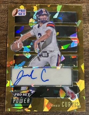  2024 Leaf ProSet Jared Curtis Auto RC True #1/1 #1 QB 2026 OREGON/GEORGIA?