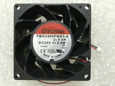 1 PCS      Fan  PMD2408PMB1-A   DC 24V 9.6W 8038 8CM  2 Pin cooling fan #lk