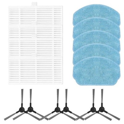 For BR150/BR151 Robot Vacuum Cleaner Parts Replacement Side Brush   Mop Set #qm