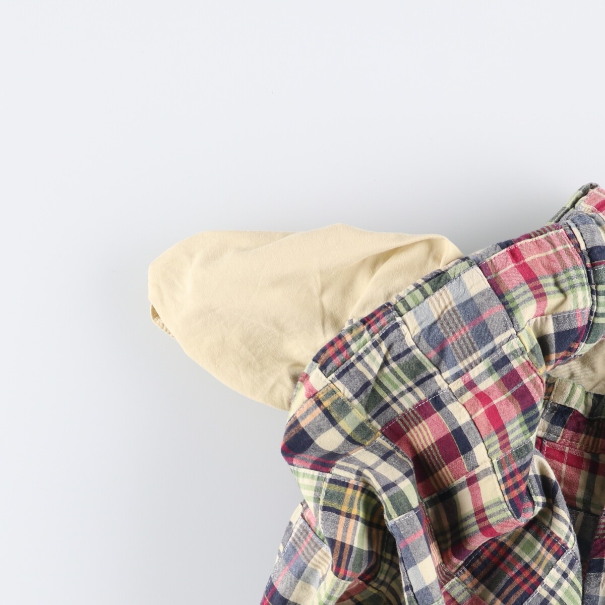 Vintage J.Crew Check Pattern Patchwork Cotton Sla… - image 10