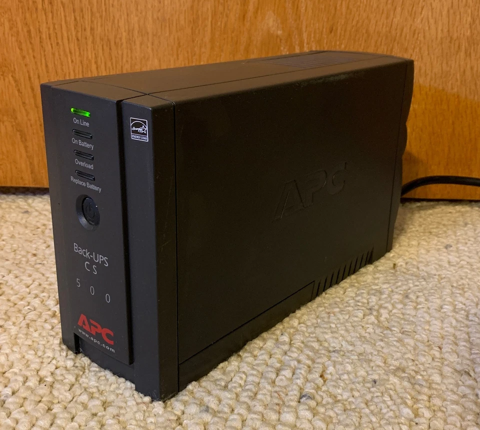 APC Back-UPS CS 500 120V 15A BK500BLK 6 Outlets - Image 2 of 4