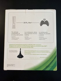 Microsoft Xbox 360 Wireless Controller Black OEM Factory Sealed 2010 NSF-00001