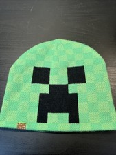 Minecraft JINX Kids Green Creeper Knit Beanie Acrylic Winter Hat Cap