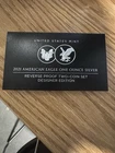 U.S. Mint American Eagle 2021 One Ounce Silver Reverse Proof Two-Coin Set - (...
