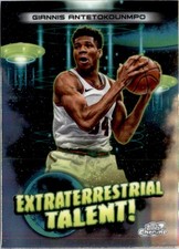 Giannis Antetokounmpo 2023-24 Topps Chrome Cosmic Extraterrestrial Talent #ET-8