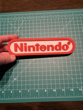 Nintendo Racetrack 3D Printed Logo Sign Display