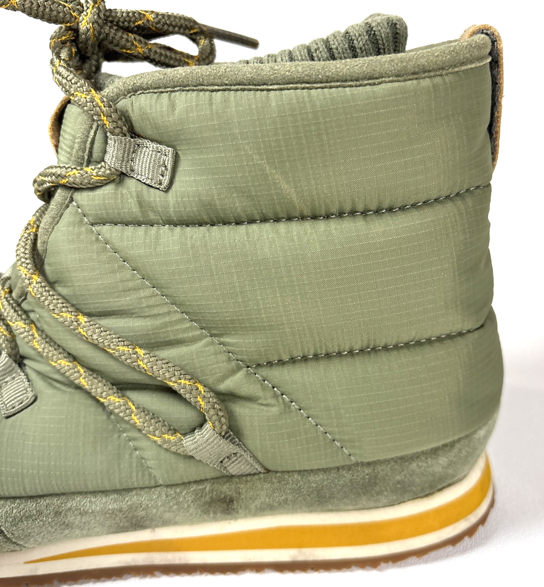 Teva Ember Ankle Puffer Lace Up Bootie Sneakers Mens 12 Olive Green Gorpcore Teva Ember Ankle Puffer Lace Up Bootie Sneakers Olive Green  main image 3