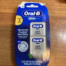 Oral-B Glide Deep Clean Cool Mint Dental Floss, 2 Count Pack of 1 