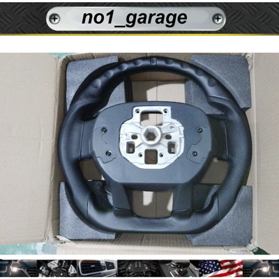 For Ford F150 2015-2020 Upgraded V2 Sports Flat Steering Wheel Black Ring US