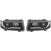Scheinwerfer Passend FüR Set VW Passat Baujahr 93-96 Klarglas/Schwarz