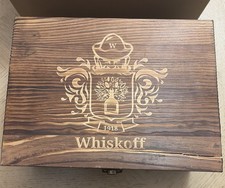Whiskoff 1918 whiskey glasses gift set box Unused In Original Box