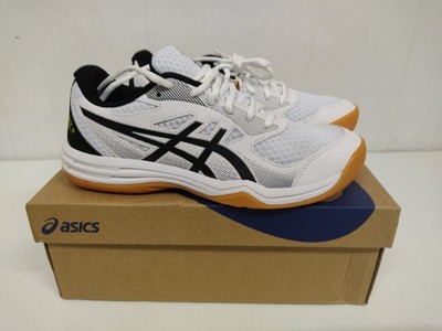 Asics Upcourt 5 GS Hallenschuh Sportschuhe Herren White/Safety Yellow Gr.40.5
