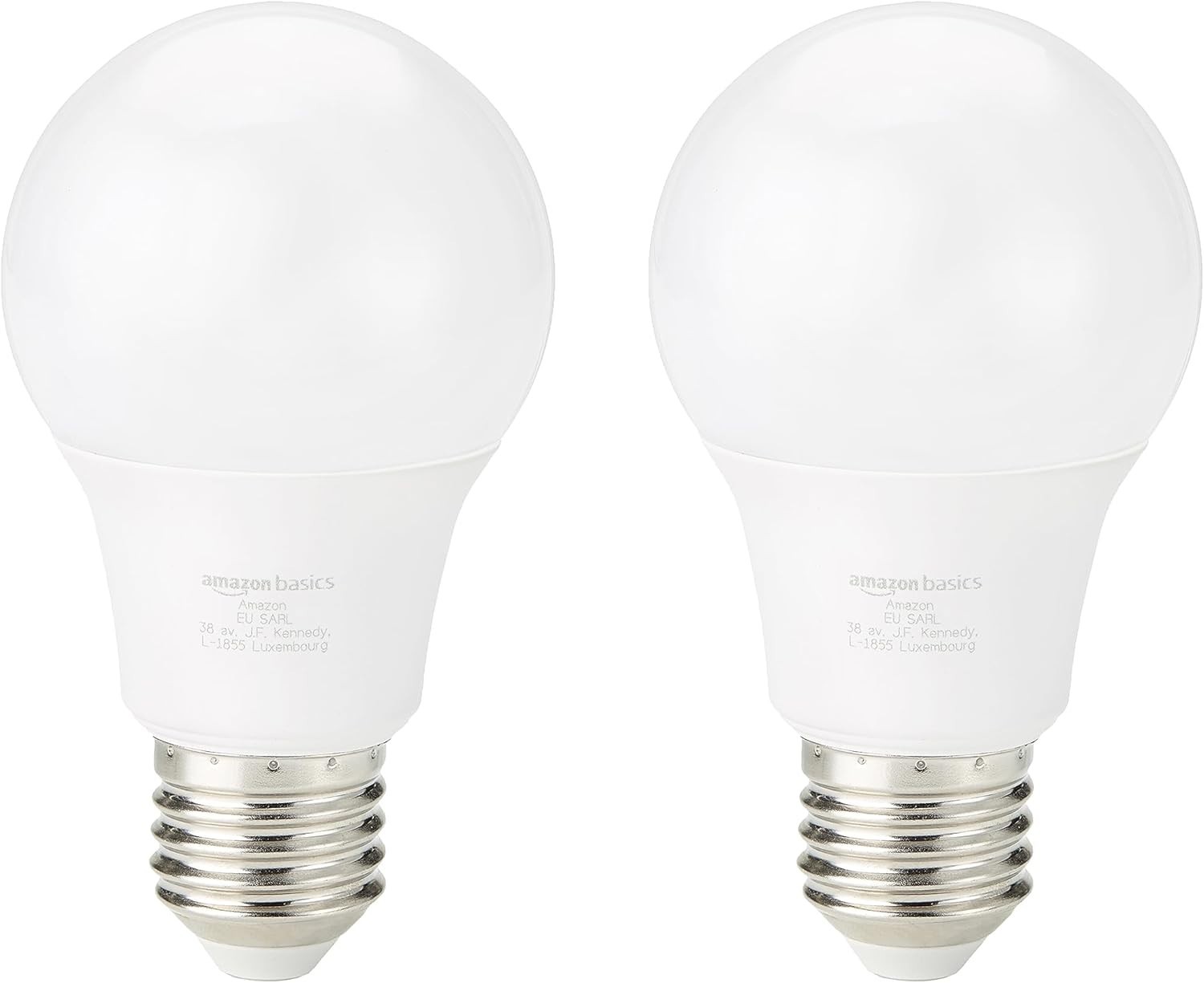 Amazon Basics LED E27 Edison Screw Bulb 8W equivalent to 60W Cool White New
