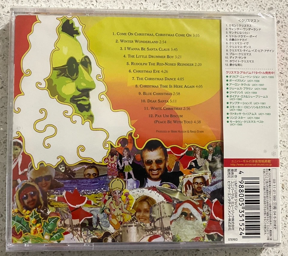 Ringo Starr - The Christmas Collection (CD) JAPAN OBI UICY-1564 NEW & Sealed ** - Image 2 of 2