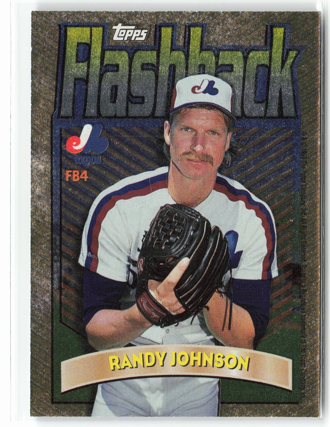 1998 Topps Chrome #FB4 Randy Johnson Flashback