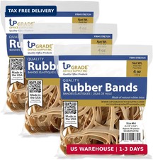 Upgrade Office Supply Rubber Bands, Size 64 3-1/2 x 1/4 , 80 Bands, 1/4 lb, 3-P