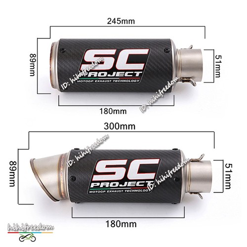Tubo de escape completo puntas traseras de carbono para Yamaha YZF R3 R25 MT-03 2015-2025 - Imagen 12 de 14