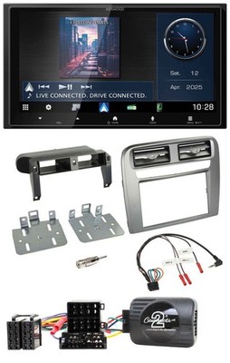 Kenwood Bluetooth 2DIN USB DAB Lenkrad Autoradio für Fiat GrandePunto 05-06 anth