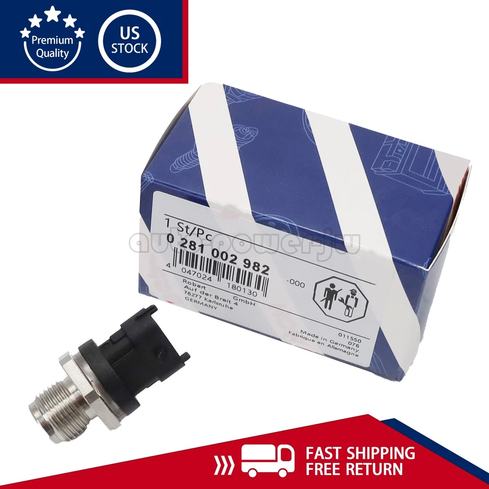 Nuevo sensor de riel de combustible de alta presión para Chevrolet Express 2010-16 6,6 L 12611873 Foto 3 de 4