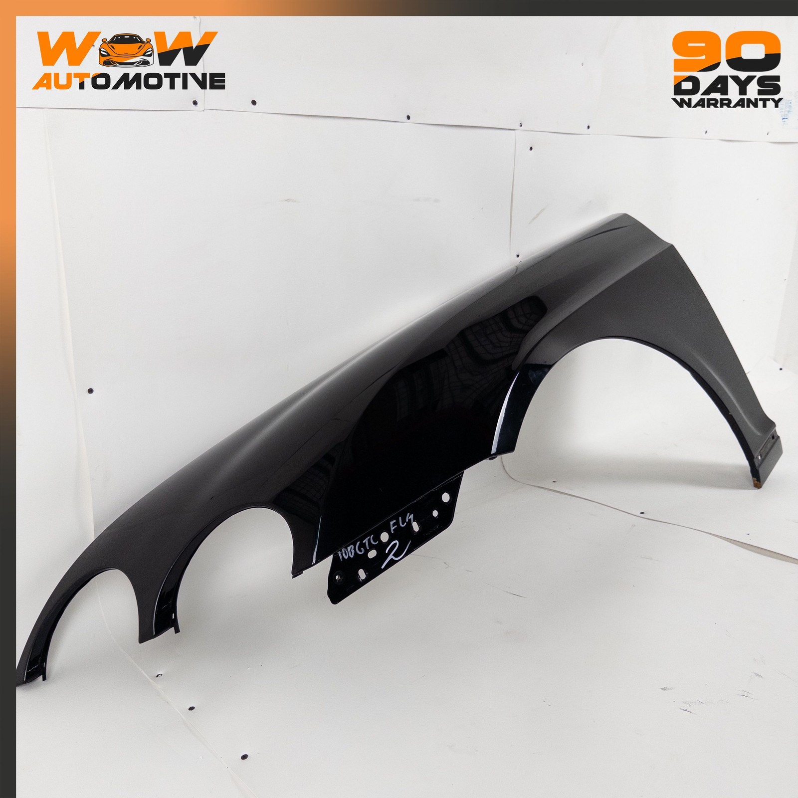 04-13 BENTLEY CONTINENTAL GTC FRONT LEFT DRIVER SIDE FENDER ASSEMBLY BLACK OEM