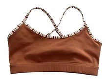 Spiritual Gangster Hailey Dream Tech Eco Jersey Bra in Brown