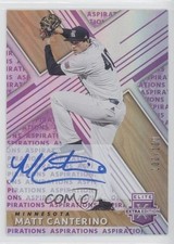 2019 Panini Elite Extra Edition Aspirations Purple /100 Matt Canterino Auto 2p7