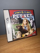 Paws and Claws Pet Vet for Nintendo DS Case Manual Only