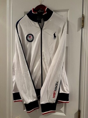 Polo Ralph Lauren Jacket Mens XL Olympics 2016 Team USA Big Pony Full Zip Track