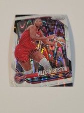 2025 WNBA Prizm Aliyah Boston #75 White Seismic Indiana Fever