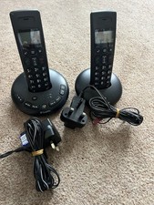 BT Graphite 2500 Twin Digital Cordless Landline Telephone with Answering Machine