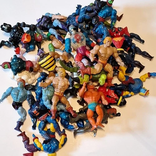 Vtg DAMAGED Motu Masters Of The Universe HE-MAN Figures Customs Repair Lot A
