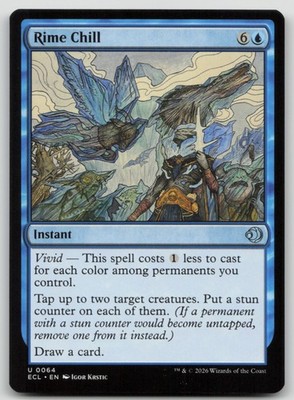 Rime Chill 64 ECL MTG Uncommon NM