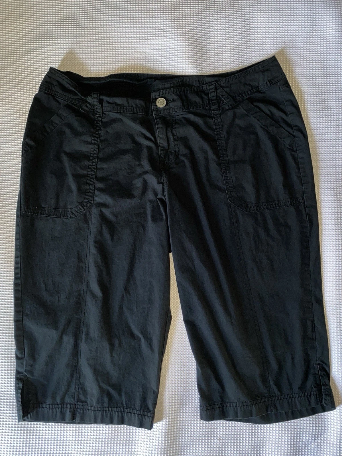 Lane Bryant, Women’s Capri Pants, Black, Pockets, Size 16.
